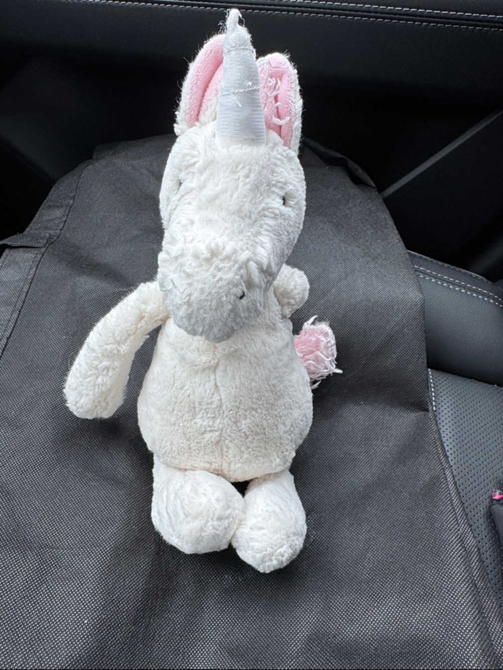 Jellycat London Plush Unicorn Doll with Pink Accents